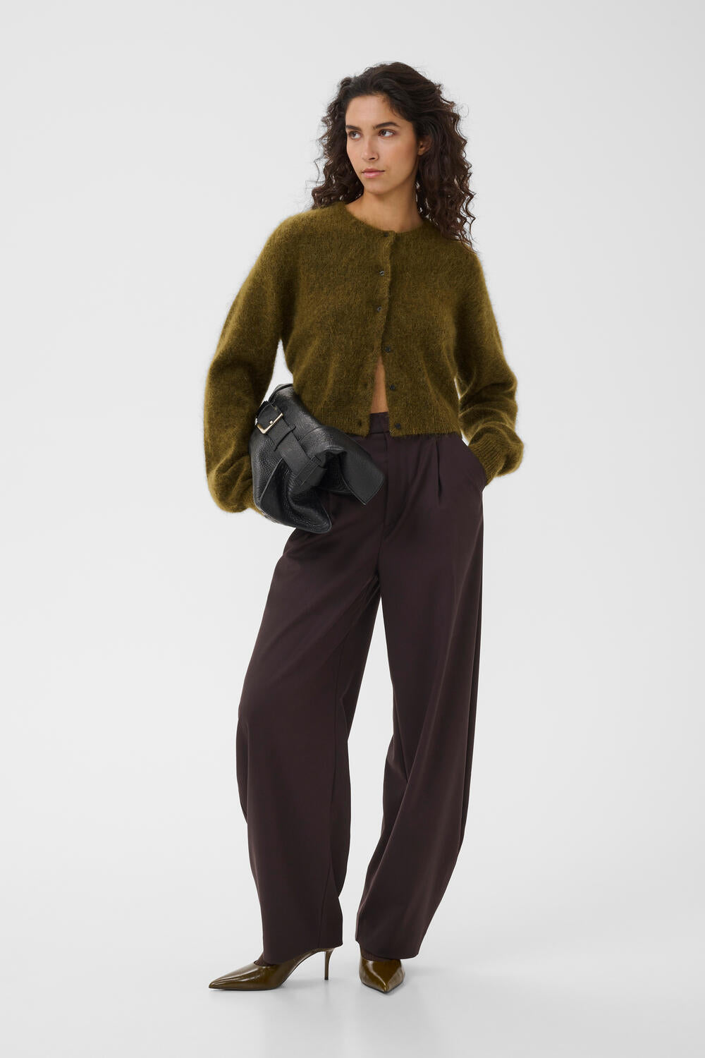 GZdebbie kort cardigan - Plantation Melange